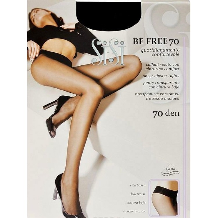 Колготки женские с заниженной талией Be Free 70 V.B. - daino, Sisi