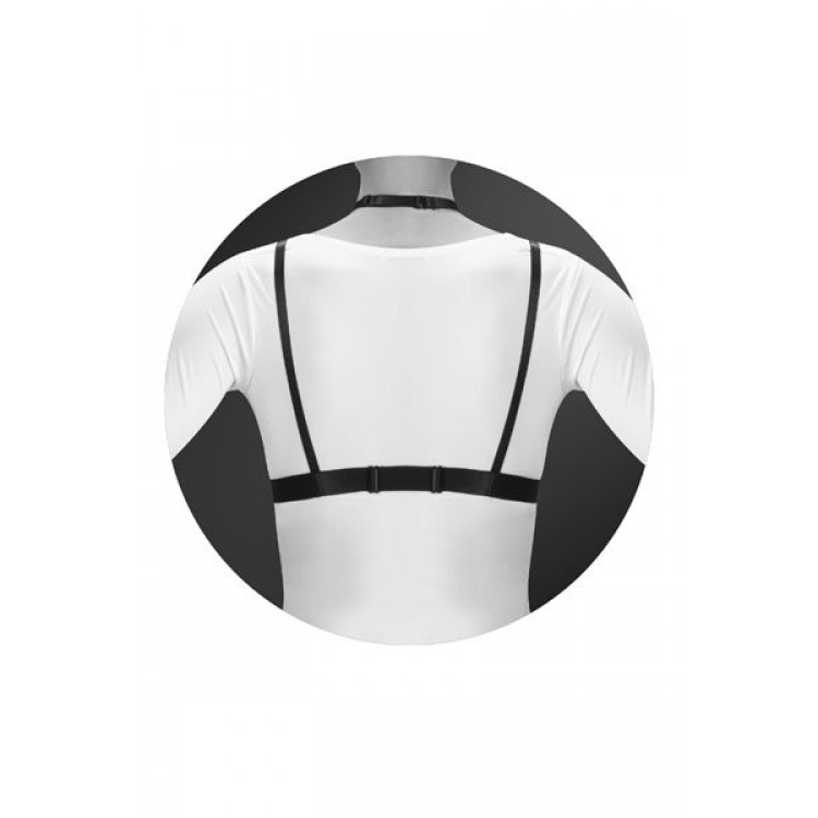 Черная упряжь на грудь Alyssa Черная упряжь на грудь Alyssa