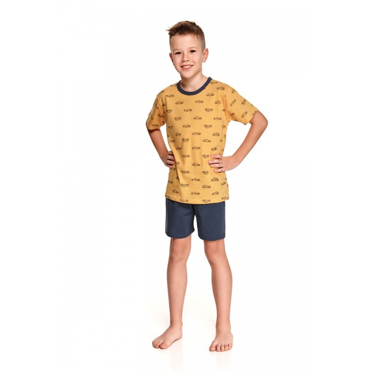 Пижама для мальчиков с шортами 390/391 SS21 MAX желтый/синий, Taro