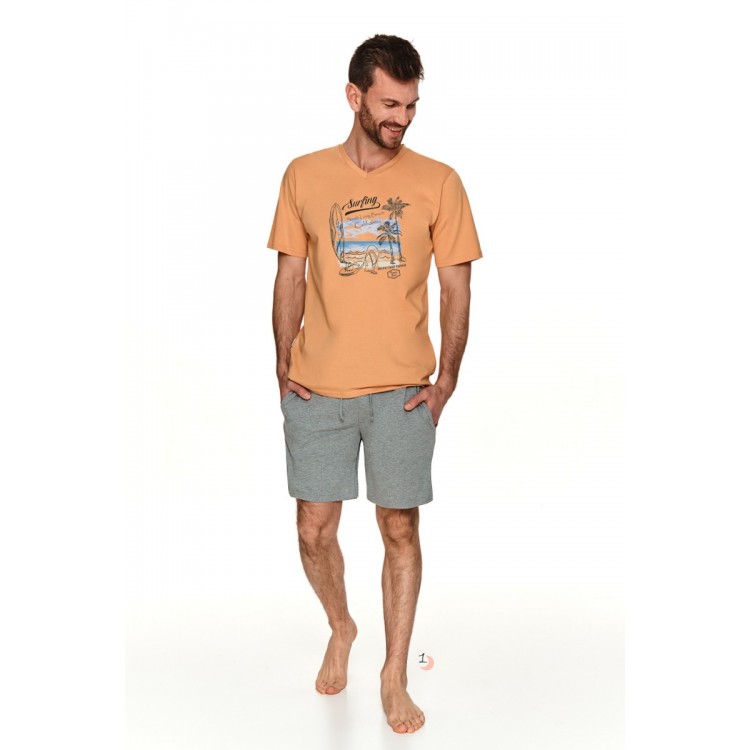 Пижама мужская с шортами 2739 S22 WADIM, Taro