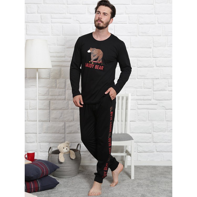 Пижама мужская с брюками 002086 0000 black