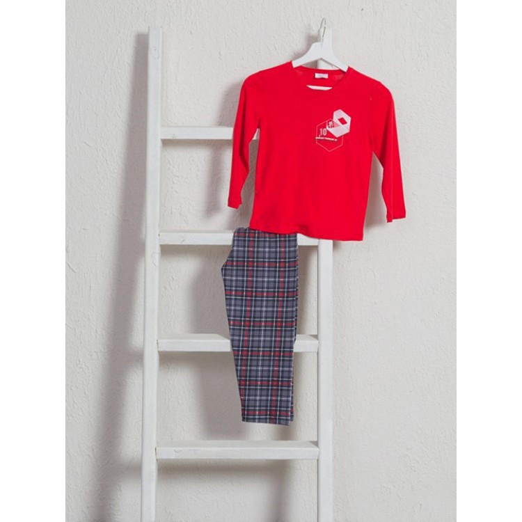 Пижама детская для мальчика 003035 3030 red/grafit