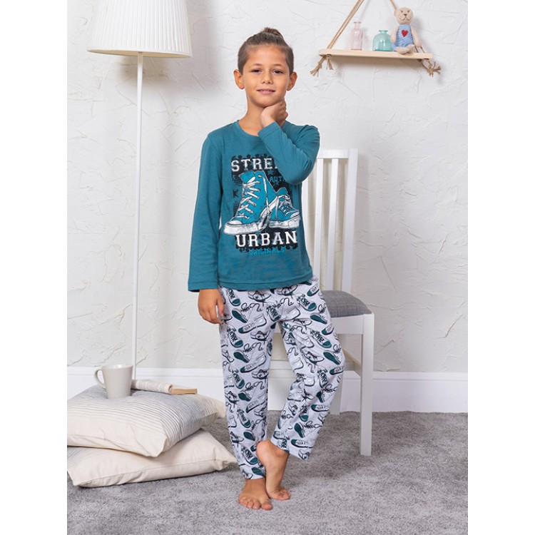 Детская пижама для мальчика 004115 0922 turquoise