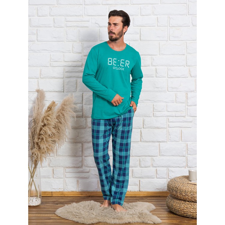 Пижама мужская с брюками 005001 3466 green