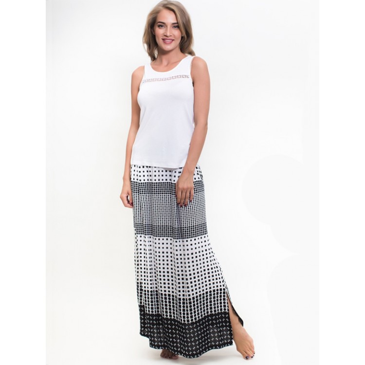 Летний женский комплект с юбкой 708177 1220