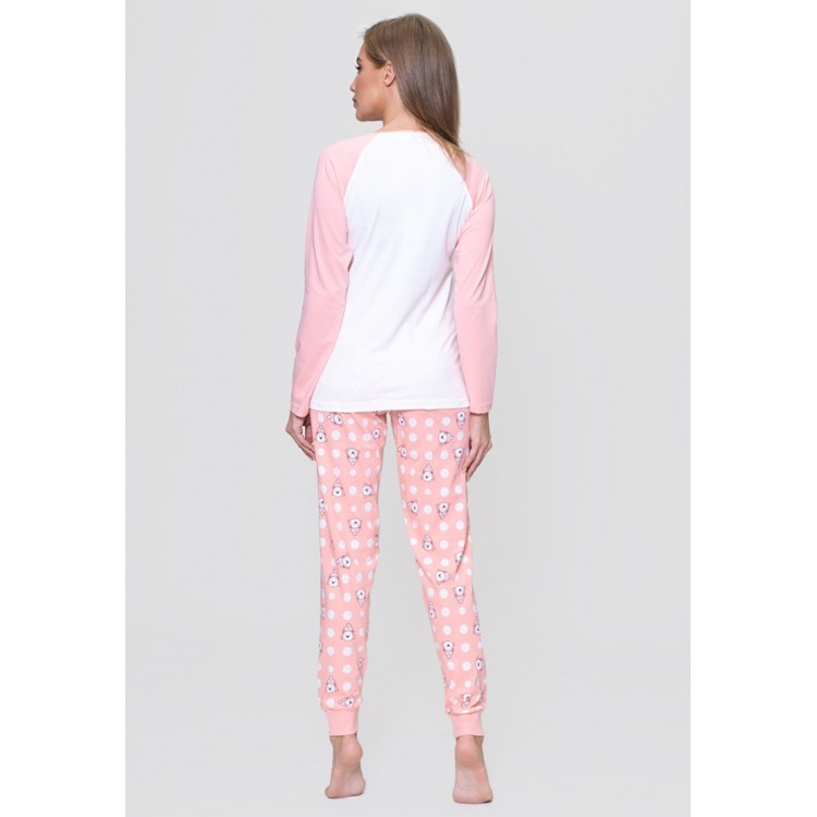 Женская трикотажная пижама 802131 pink