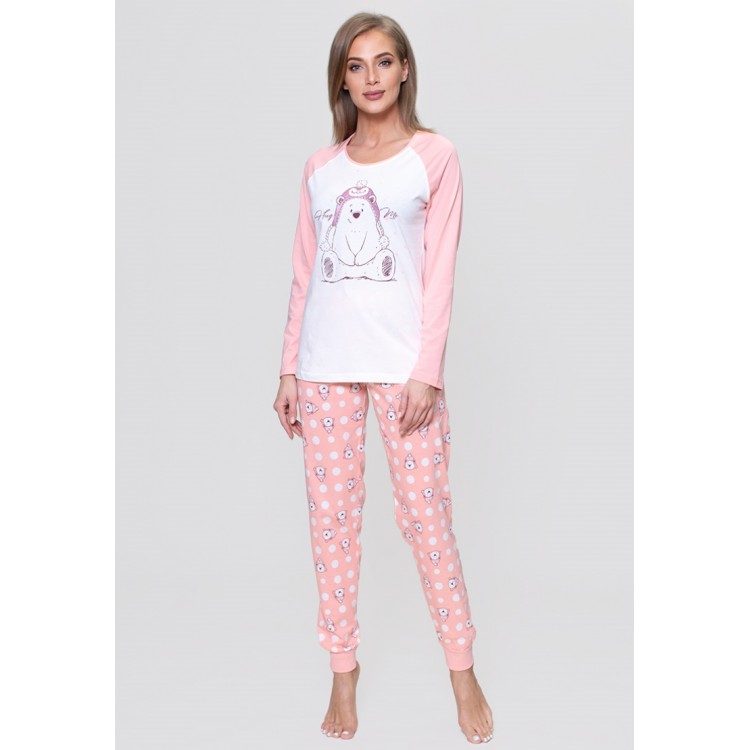 Женская трикотажная пижама 802131 pink