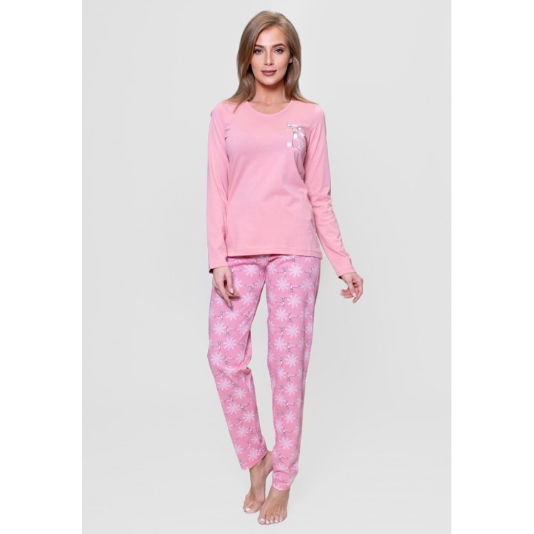 Пижама женская со штанами 802206 pink