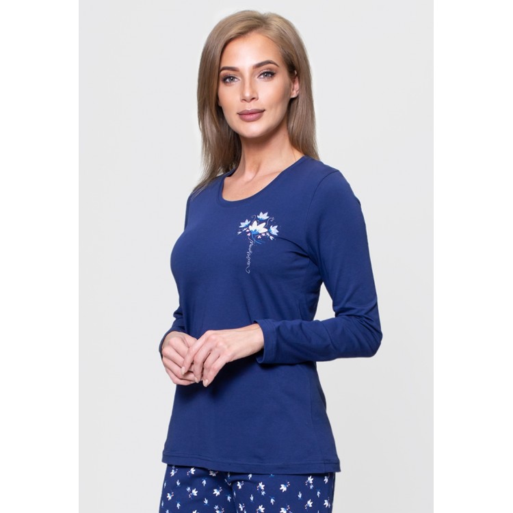 Пижама женская с брюками 803045 1780 blue