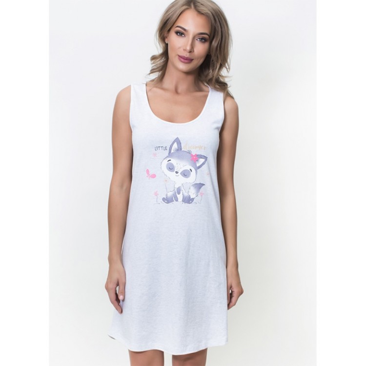 Сорочка женская короткая 810033 light grey