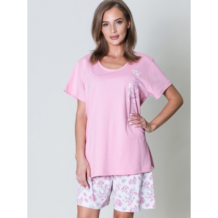 Пижама женская с шортами 810057 6012 pink