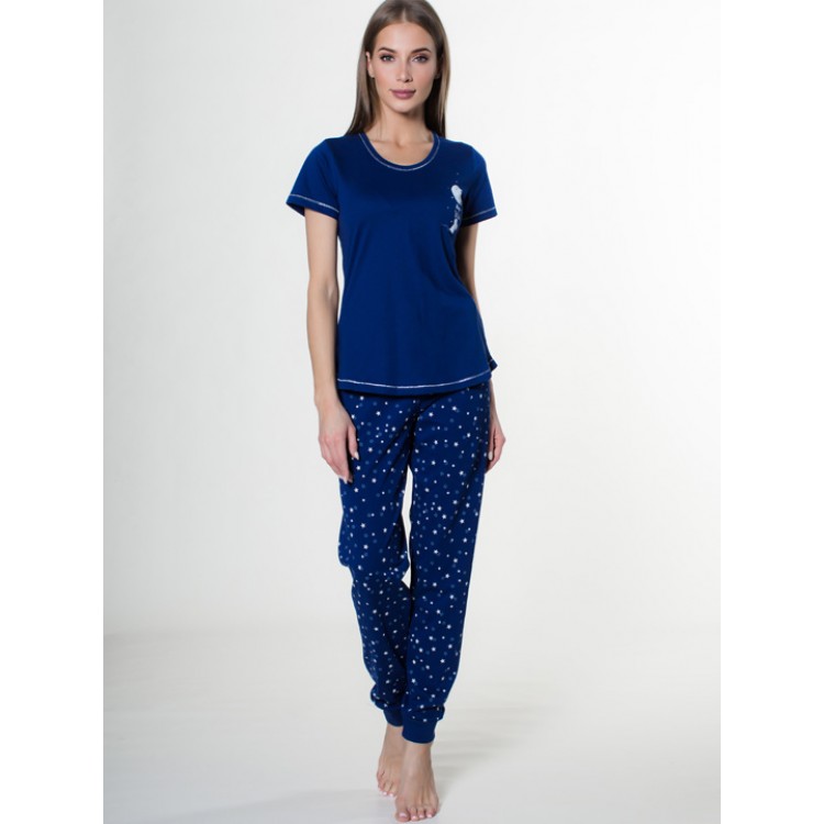 Пижама женская с брюками 810066 2807 dark blue