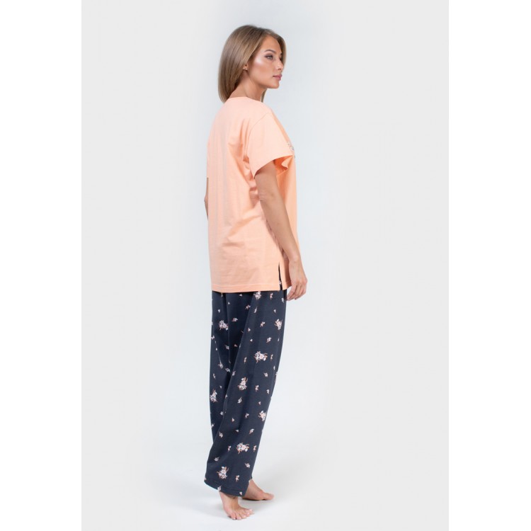 Пижама женская с брюками 810173 peach