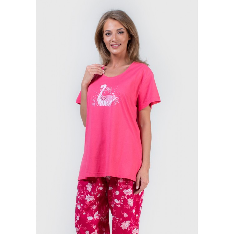Пижама женская с брюками 810197 pink Пижама женская с брюками 810197 pink