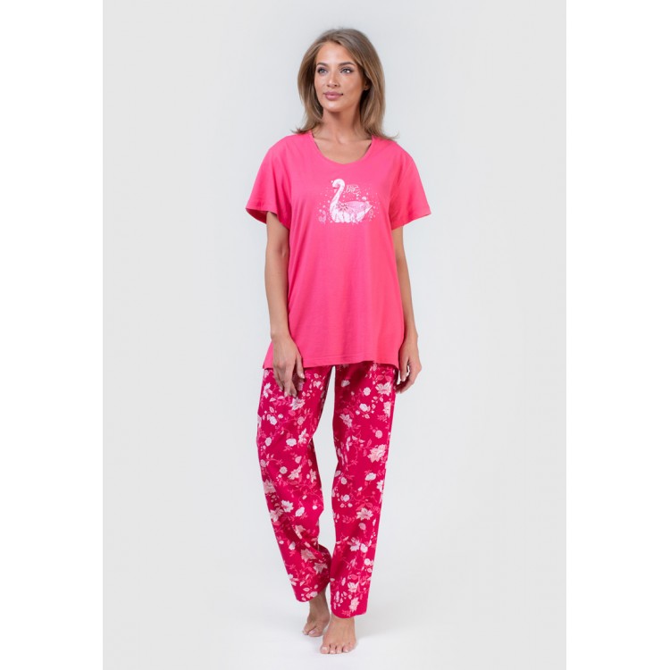 Пижама женская с брюками 810197 pink