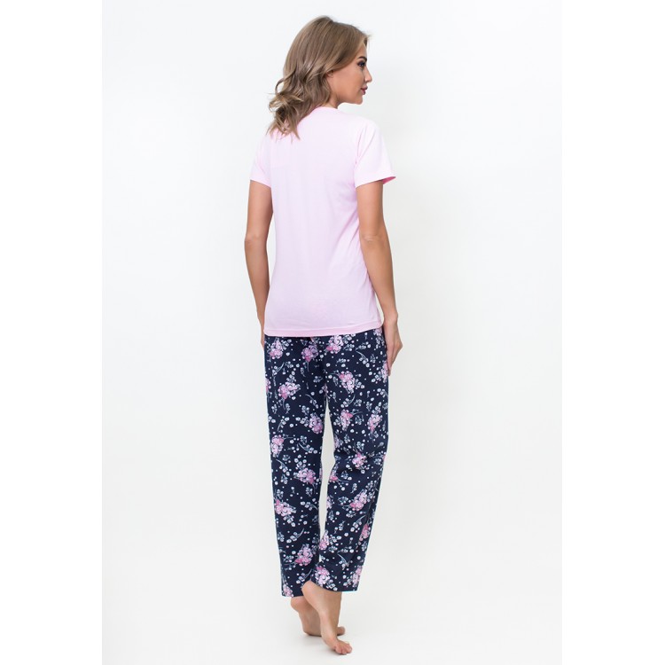 Пижама женская с брюками 810205 pink