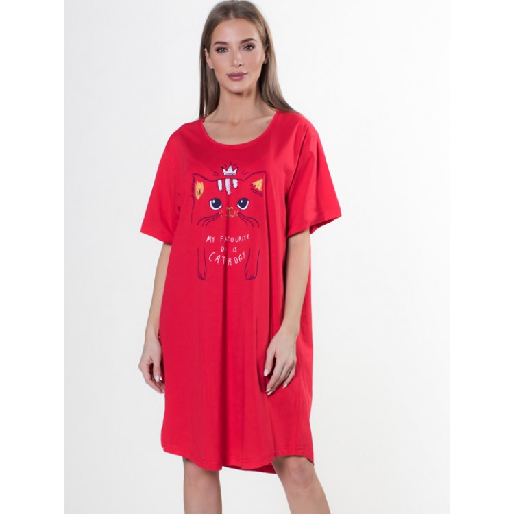 Туника женская домашняя 811218 0000 red