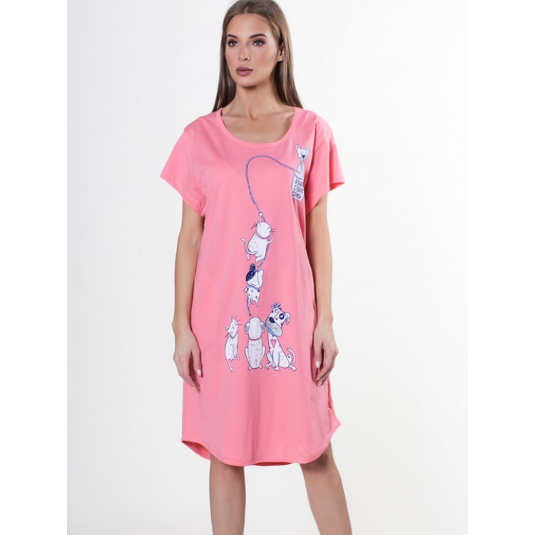 Туника женская домашняя 811257 0000 pink