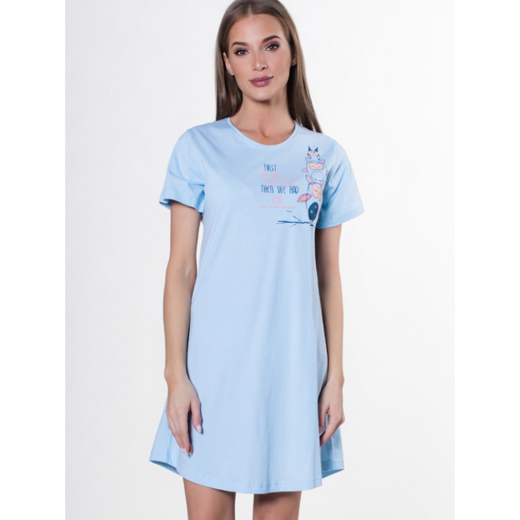 Туника женская домашняя 811271 0000 azure