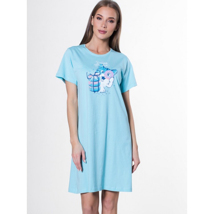 Туника женская домашняя 811292 0000 azure