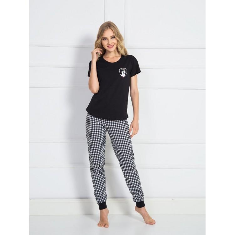 Пижама женская с брюками 905068 1083 black