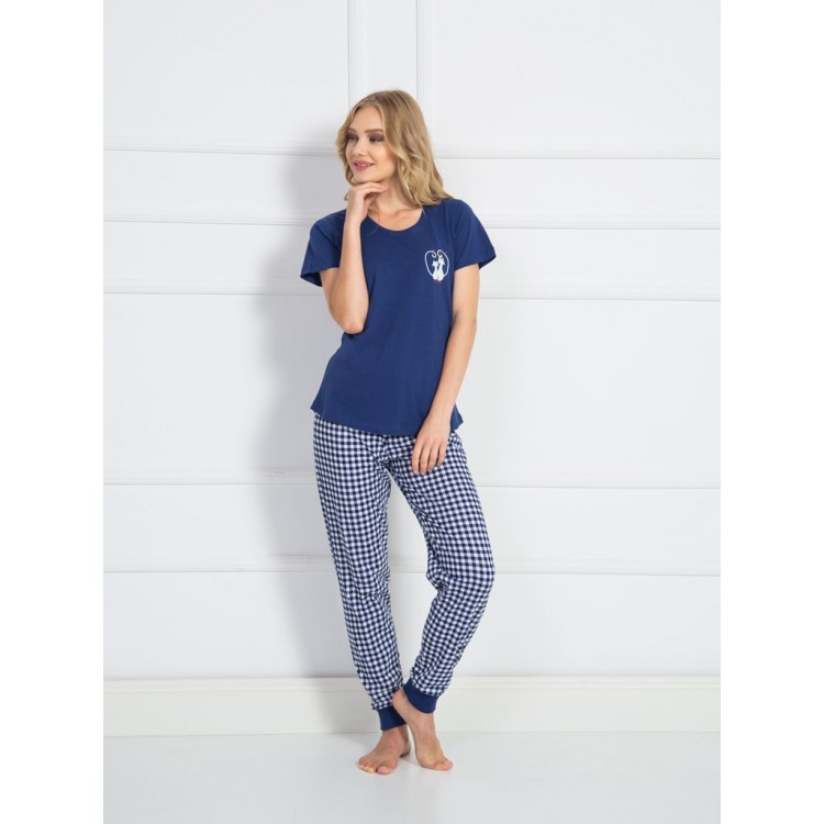 Пижама женская с брюками 905068 1083 blue