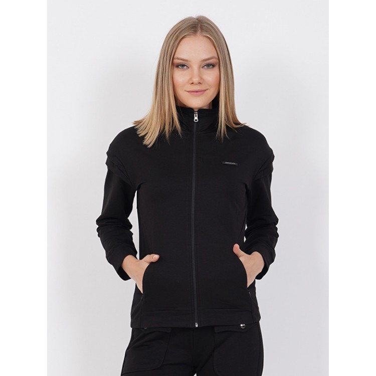 Кофта женская на молнии 976000 2525 black