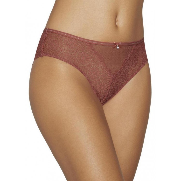 Кружевные женские трусы слип 19183 Midi - dark pink, YSABEL MORA