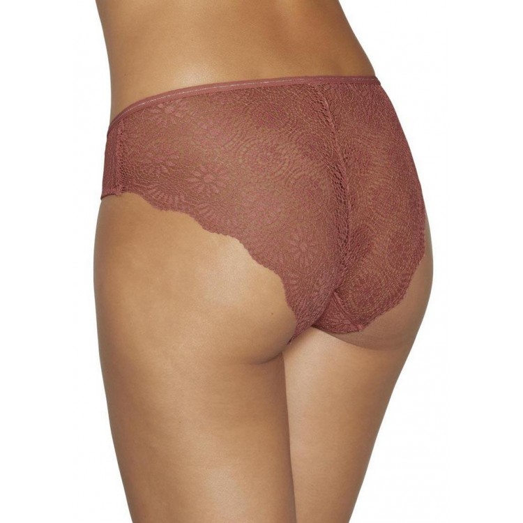 Кружевные женские трусы слип 19183 Midi - dark pink, YSABEL MORA