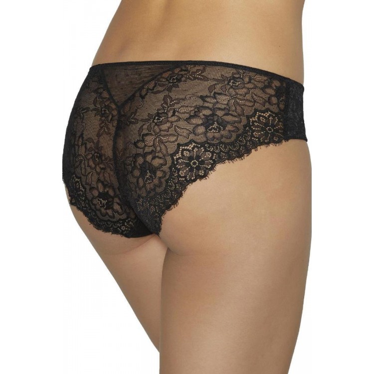 Трусы кружевные слип 19219 Midi black, Ysabel Mora