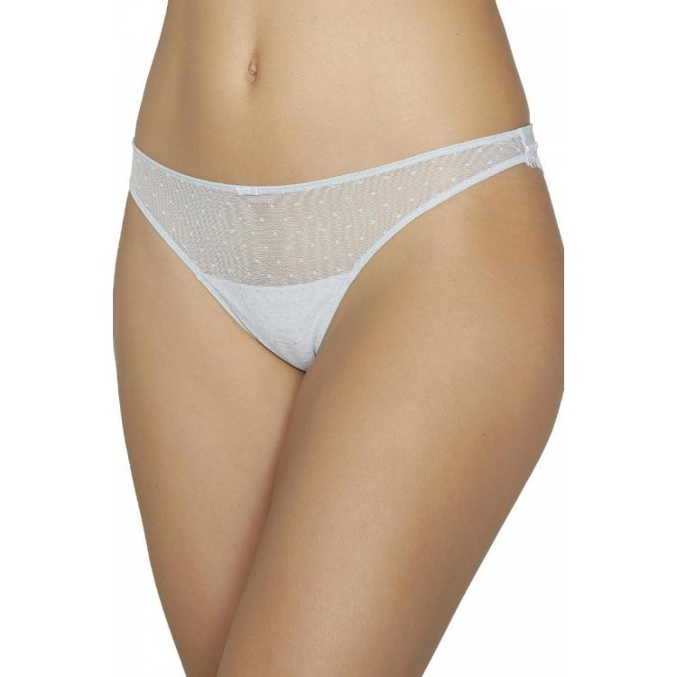 Трусы стринги женские 19220 grey-azure, Ysabel Mora