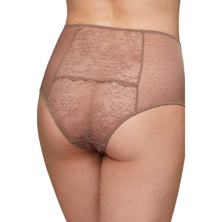 Трусы слип высокие женские 19282 High waist какао, Ysabel Mora