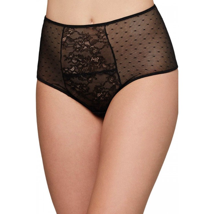 Трусы слип высокие женские 19282 High waist черный, Ysabel Mora