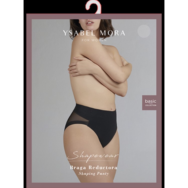 Трусы корректирующие с сеткой 19610 black, YSABEL MORA Трусы корректирующие с сеткой 19610 black, YSABEL MORA