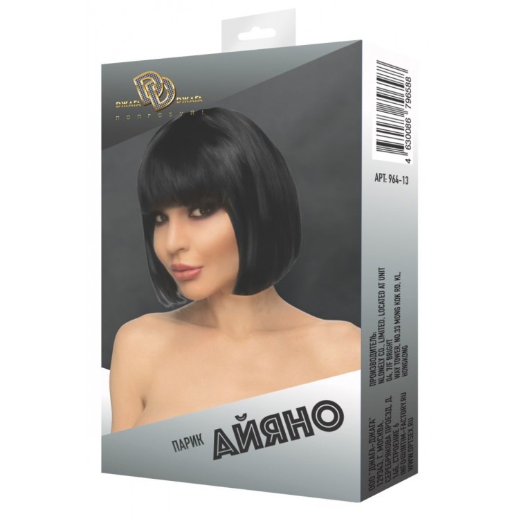 Черный парик "Айяно"