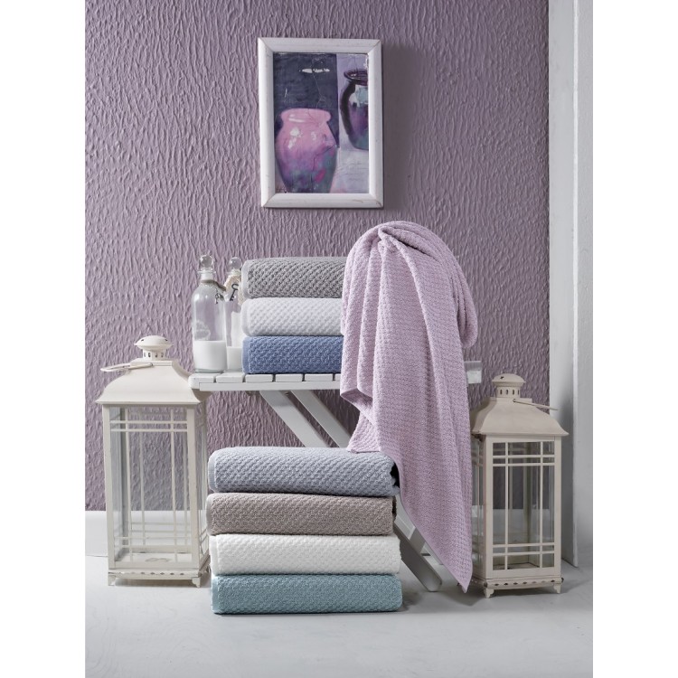 Полотенце махровое "KARNA" с жаккардом DAMA 50x90 см 1/1