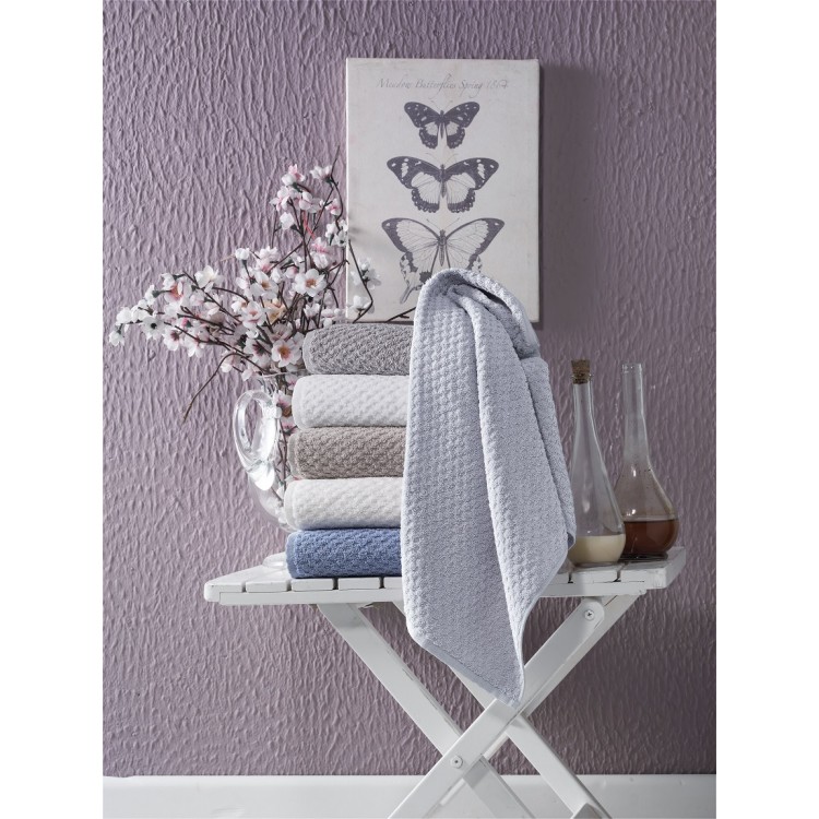 Полотенце махровое "KARNA" с жаккардом DAMA 50x90 см 1/1