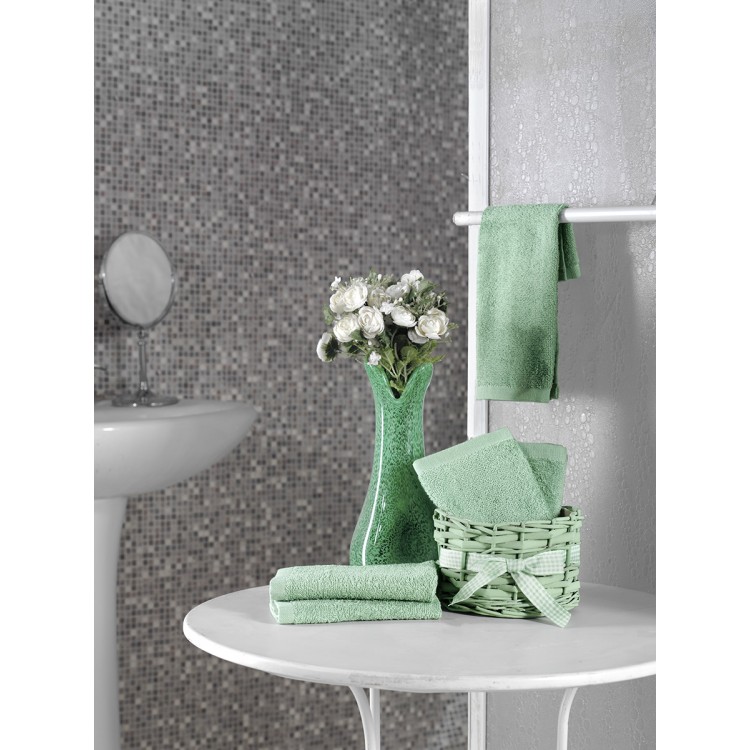 Салфетки махровые "KARNA" в корзине TWIST 30х30 см 1/5