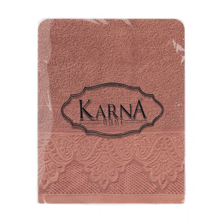 Полотенце махровое "KARNA" жаккард SIESTA (70x140) см 1/1