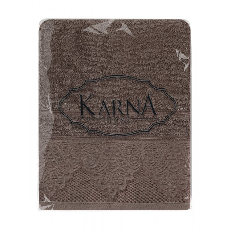 Полотенце махровое "KARNA" жаккард SIESTA (70x140) см 1/1