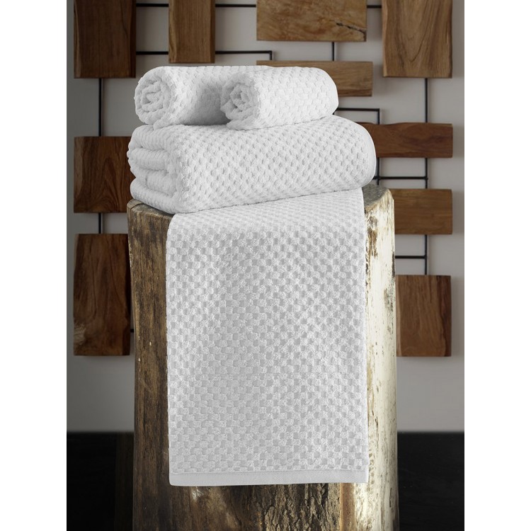 Полотенце махровое "KARNA" с жаккардом DAMA 50x90 см 1/1