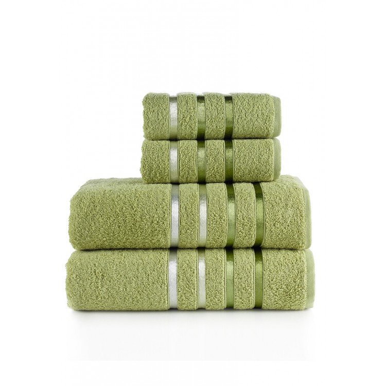 Комплект махровых полотенец "KARNA" BALE 50х80*2-70х140*2 см 1/4