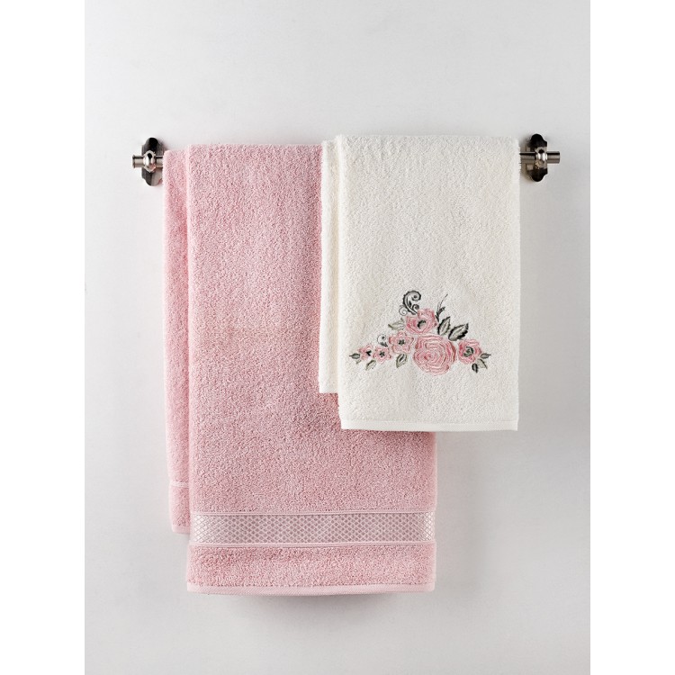 Комплект махровых полотенец "KARNA" ELVIN 50х90*1-70х140*1 см 1/2