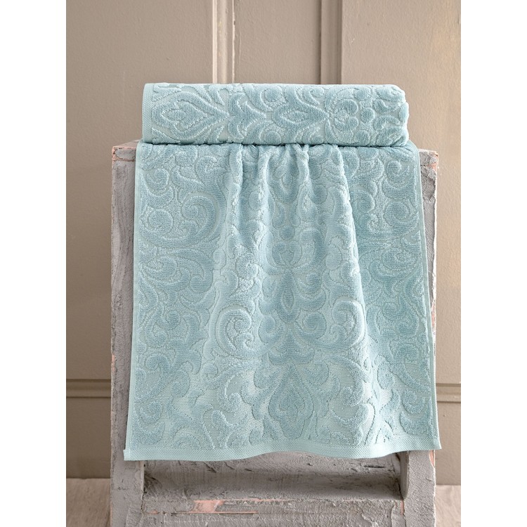 Полотенце с велюром "KARNA" HAZAL 70x140 см 1/1