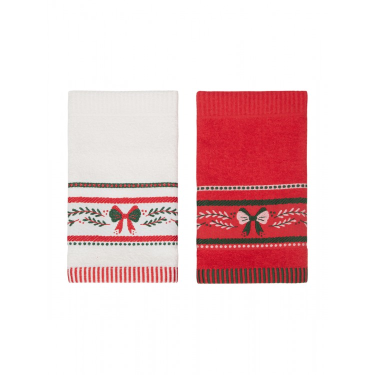 Полотенца махровые "KARNA" CHRISTMAS 30x50 см 1/2