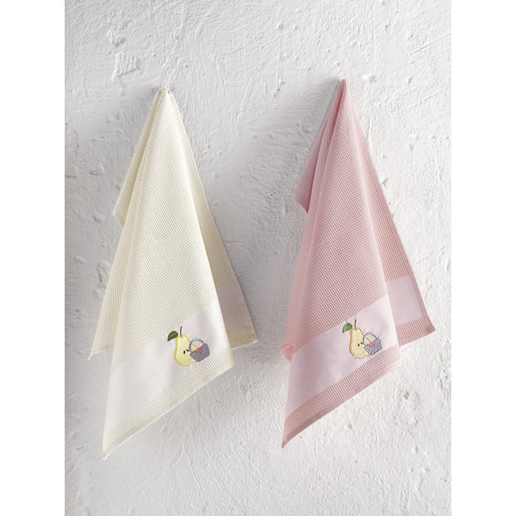 Кухонные полотенца "KARNA" вафельные PANIER 45x65 см 1/2