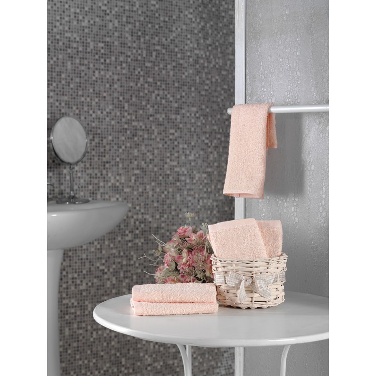 Салфетки махровые "KARNA" в корзине TWIST 30х30 см 1/5
