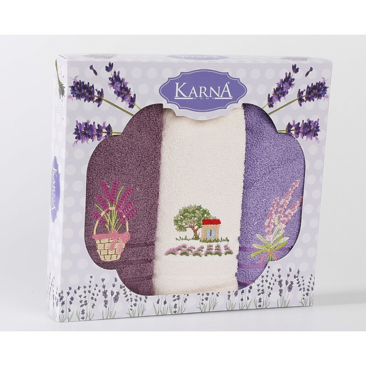 Салфетки махровые "KARNA" LAVITA 30х50 см 1/3