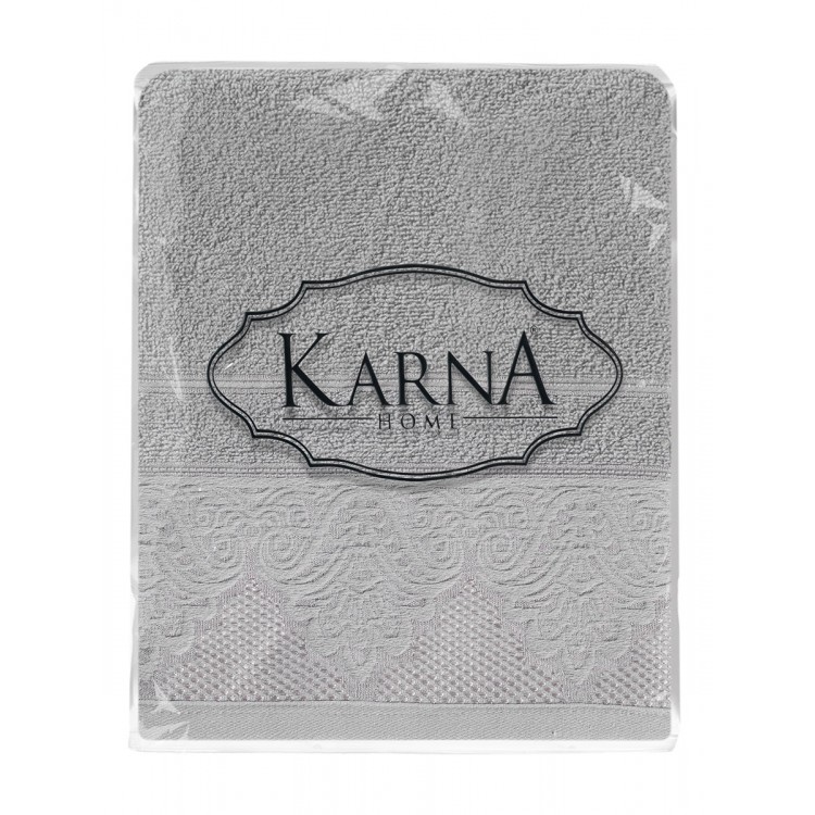 Полотенце махровое "KARNA" жаккард SIESTA (50x90) см 1/1