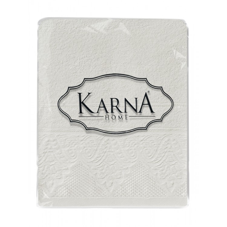Полотенце махровое "KARNA" жаккард SIESTA (50x90) см 1/1